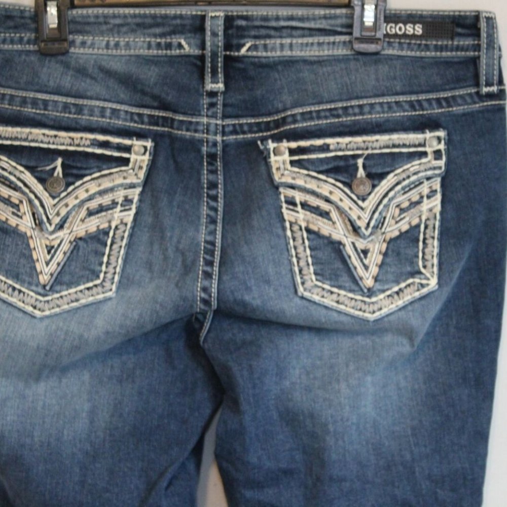 VIGOSS Capri Heritage Fit Jeans Thick Stitch Women's Size 16 H12054 - Picture 10 of 12